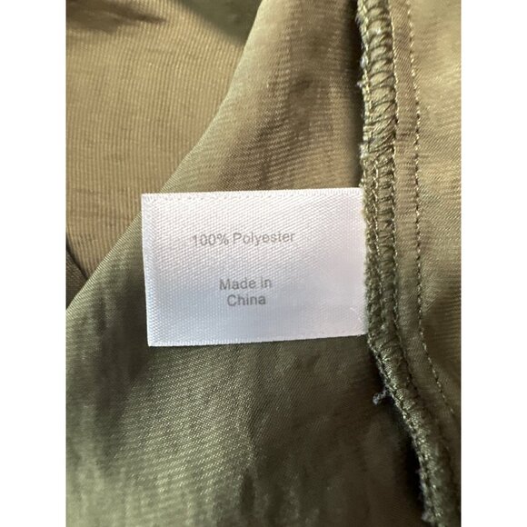 Lane Bryant Womens Olive Green Full Zip Utility Jacket Size 14/16 - Picture 7 of 9